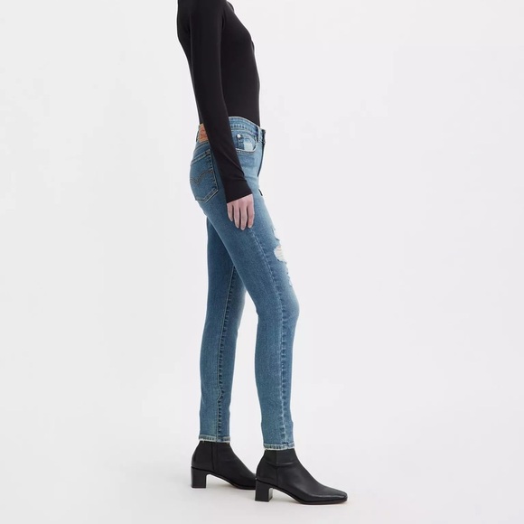 Women’s LEVIS 711 Skinny Jeans Size 27 - Picture 3 of 8